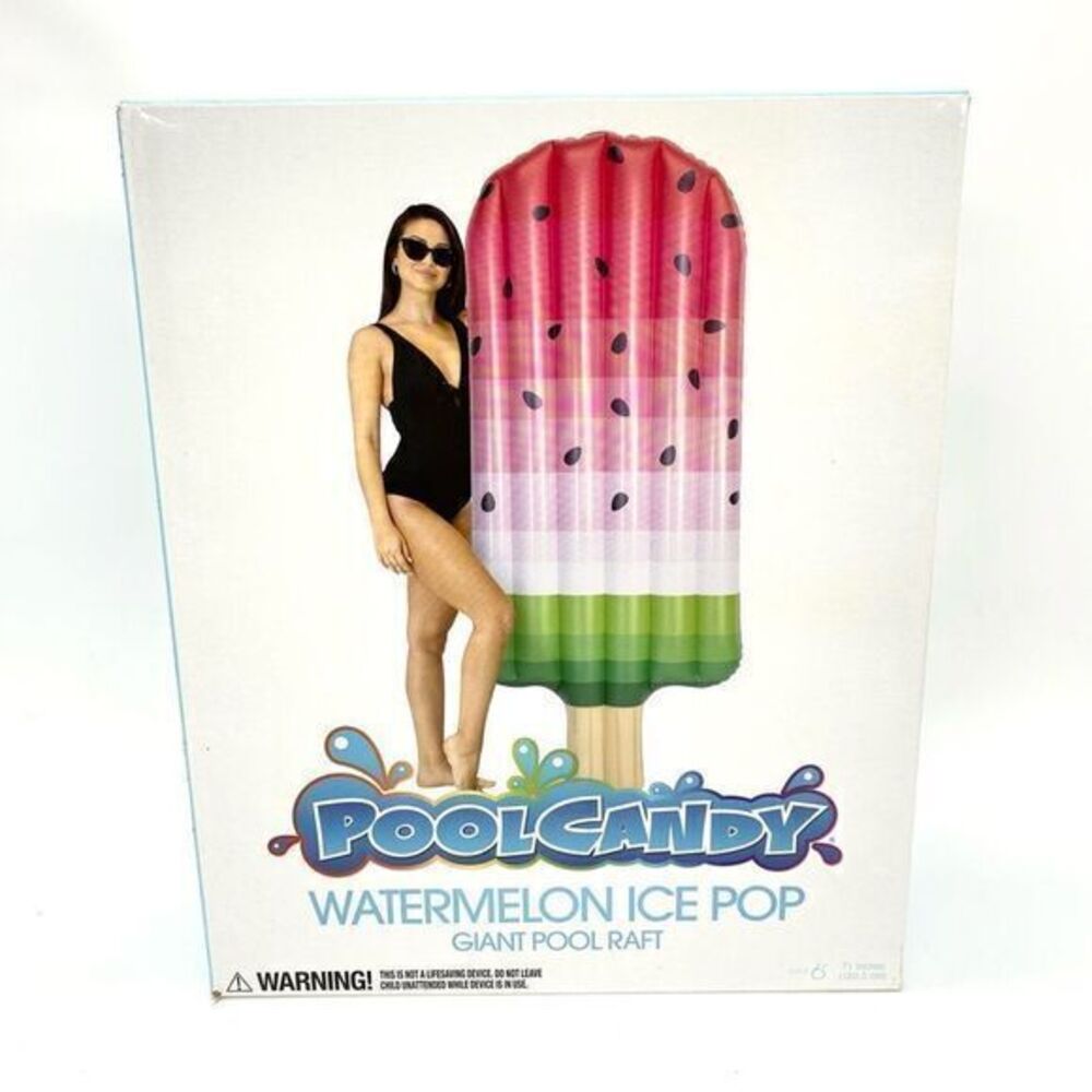 Pool Candy Watermelon Ice Pop Giant Pool Raft Float